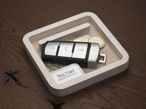 木製デスクオーガナイザー 1846121