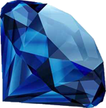 Swarovski crystal Sapphire 12