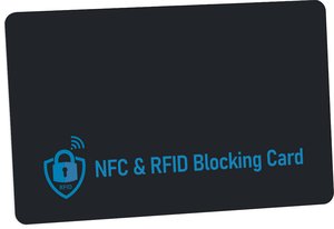 Anti-skimming shield card, RFID protection 1256123